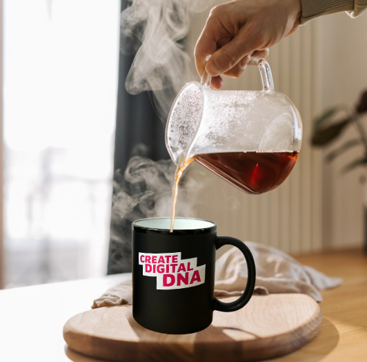 Coffee mug "Create Digital DNA"