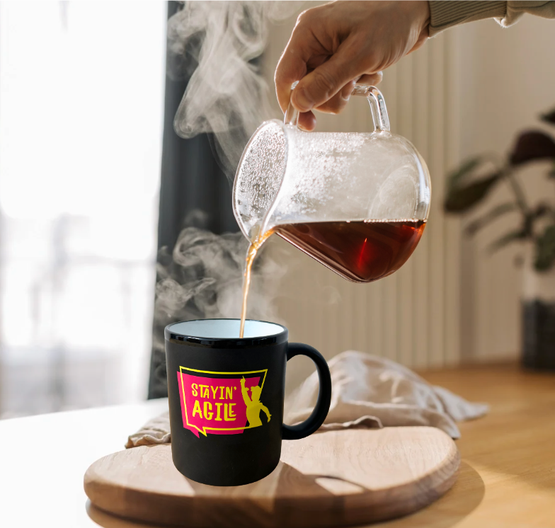 Coffee mug "Stayin' agile"