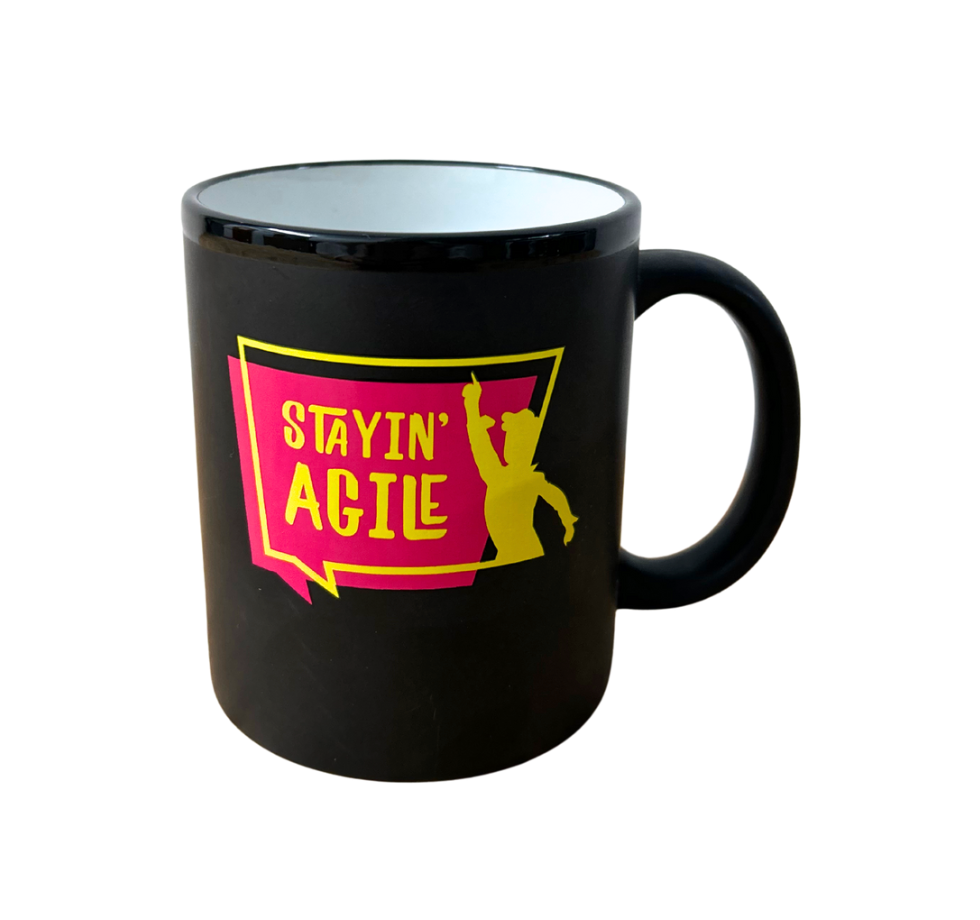 Coffee mug "Stayin' agile"