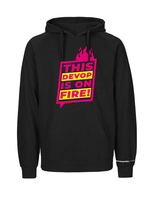 Hoodie "This devop is on fire"